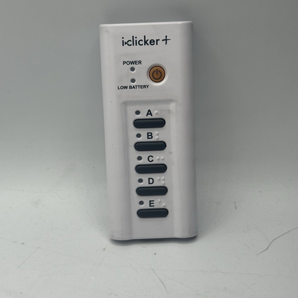 iClicker Plus + Student Classroom Remote Response System RLR15, Tested. Working. - Picture 3 of 5